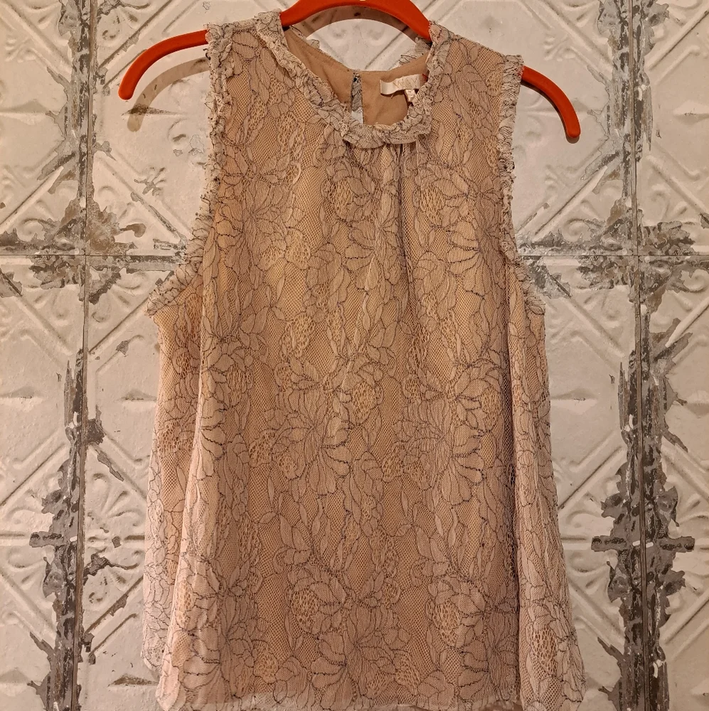 WAYF LACE FLORAL TANK TOP IN SIZE M - Picture 2 of 12